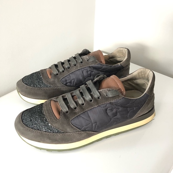 Brunello Cucinelli techno fabric suede sneakers - Picture 2 of 5